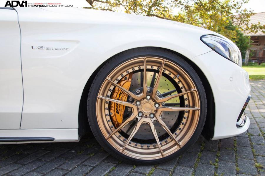  Mercedes-Benz C63 S AMG Sedan by ATT-Tec and KW on ADV.1 Wheels (ADV5.2MV2CS) 2015 года  (фото 3 из 7)